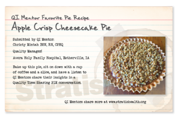 Apple Crisp Cheesecake Pie